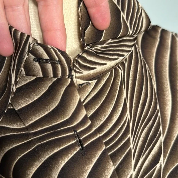 Vintage Yves St Clair artsy swirl long sleeved blouse Size 16 - Picture 4 of 6